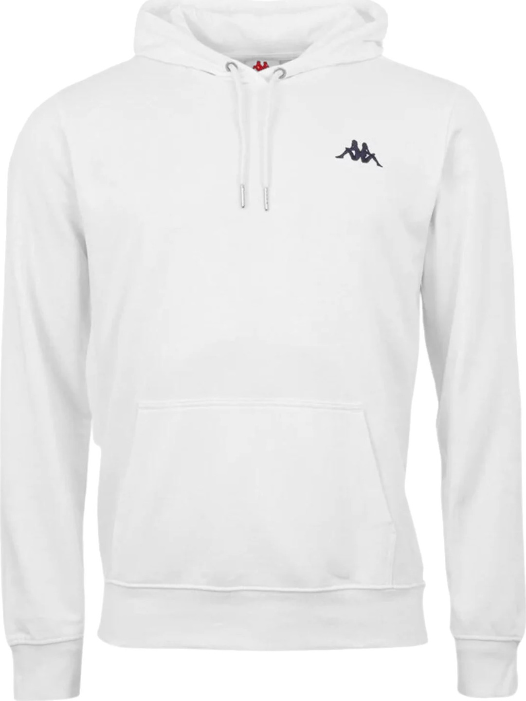 Biela mikina Kappa Vend Hooded 707390-11-0601 Veľkosť: 2XL