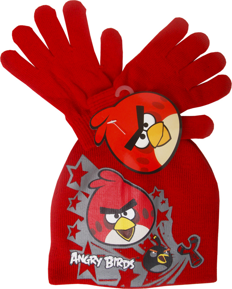 Angry Birds červený zimný set Veľkosť: 54