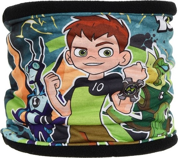 BEN 10 ČIERNY ZATEPLENÝ NÁKRČNÍK Veľkosť: ONE SIZE