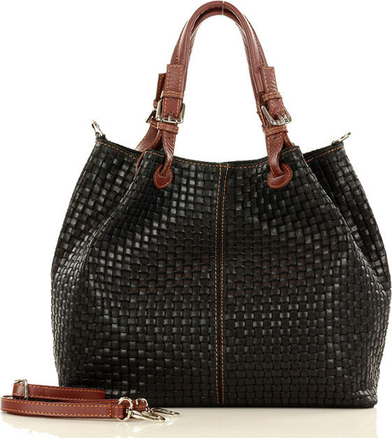 MAZZINI Čierna kabelka Carina Treccia s147a Veľkosť: ONE SIZE