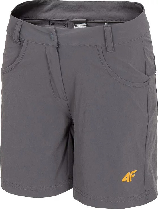 SIVÉ DÁMSKE ŠORTKY 4F WOMEN\'S FUNCTIONAL SHORTS H4L20-SKDF060-23S Veľkosť: S