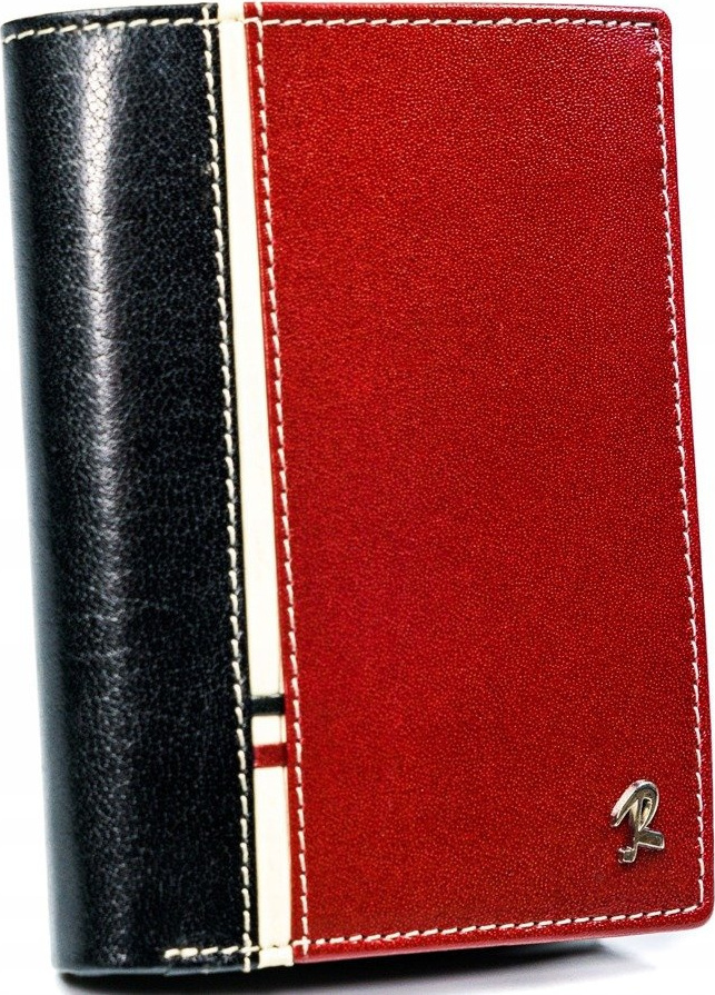 Pánska červeno-čierna peňaženka ROVICKY L009 331-RBA-D BLACK-RED Veľkosť: ONE SIZE