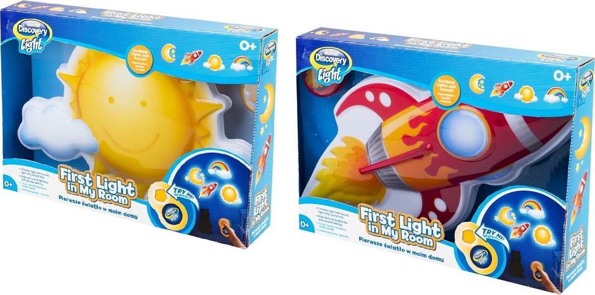 Detské svetlo s motívom slniečka alebo rakety Veľkosť: ONE SIZE