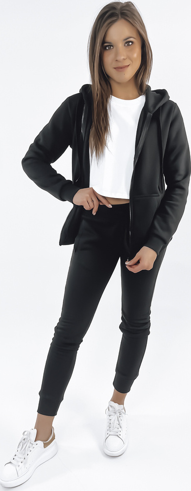 Čierna dámska tepláková súprava AY0330 Veľkosť: L