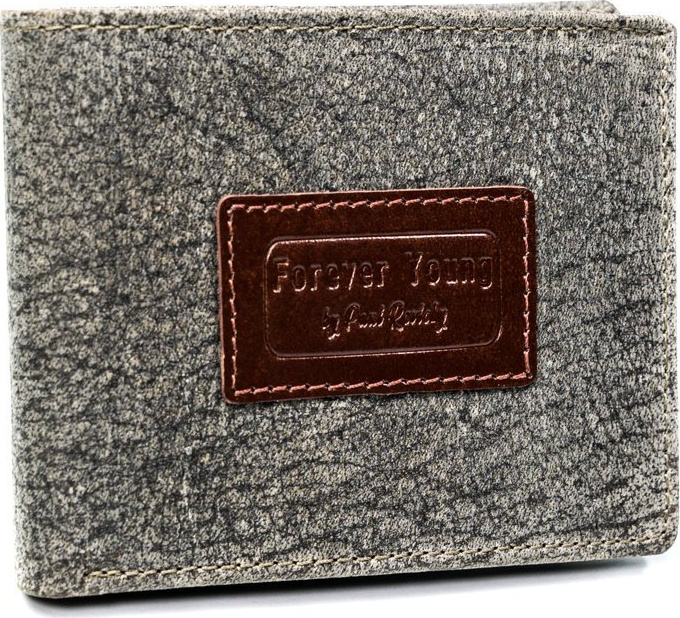 Pánska šedá kožená peňaženka Forever Young F013 N992-VTP GRAY Veľkosť: ONE SIZE