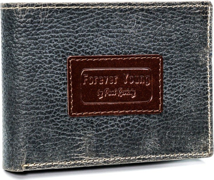 Pánska šedá kožená peňaženka Forever Young F011 N951-VTP GRAY Veľkosť: ONE SIZE