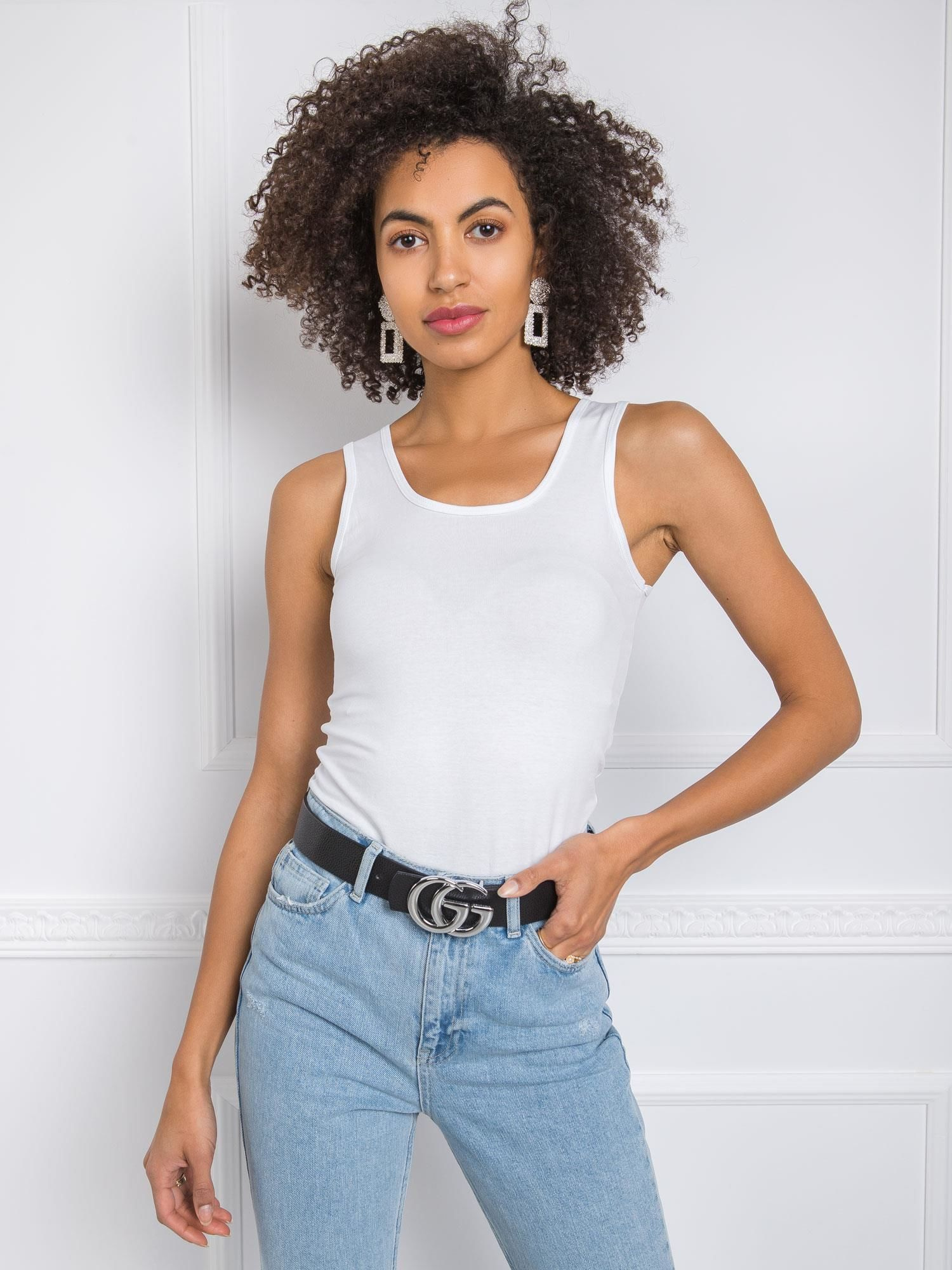 Dámsky biely top BR-TP-2127.89-white Veľkosť: XL