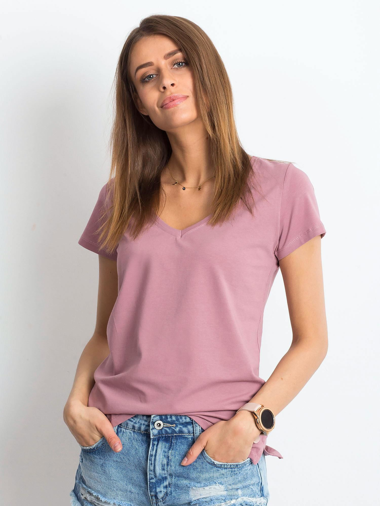 Dámske ružové tričko RV-TS-4837.28P-pink Veľkosť: XS