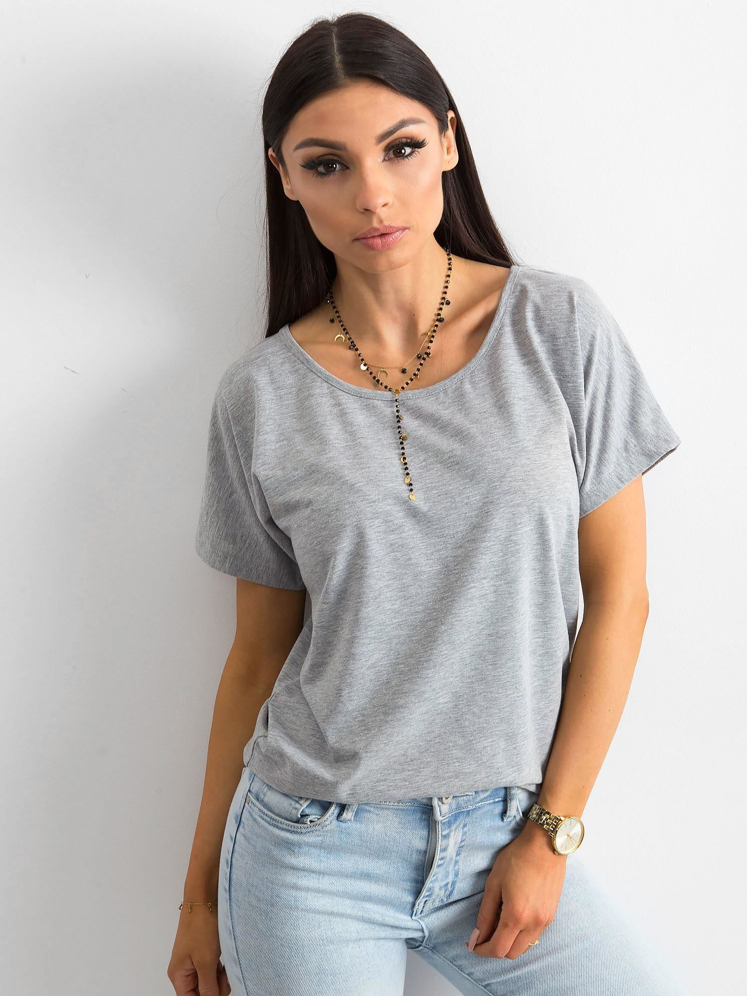 Dámske šedé tričko RV-TS-4693.20-gray Veľkosť: XS