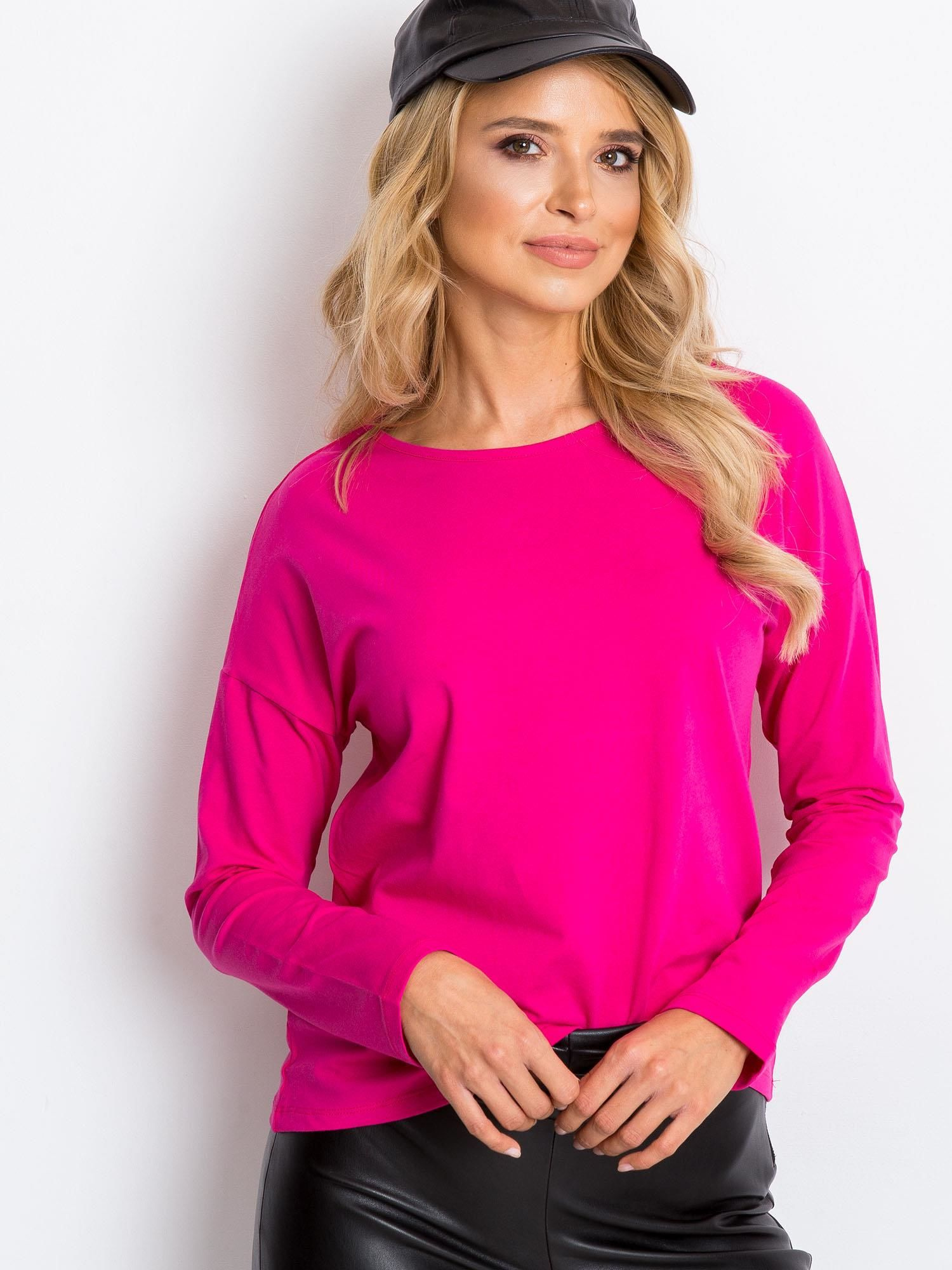 Ružové dámske tričko -RV-BZ-5121.30P-fuchsia Veľkosť: XL