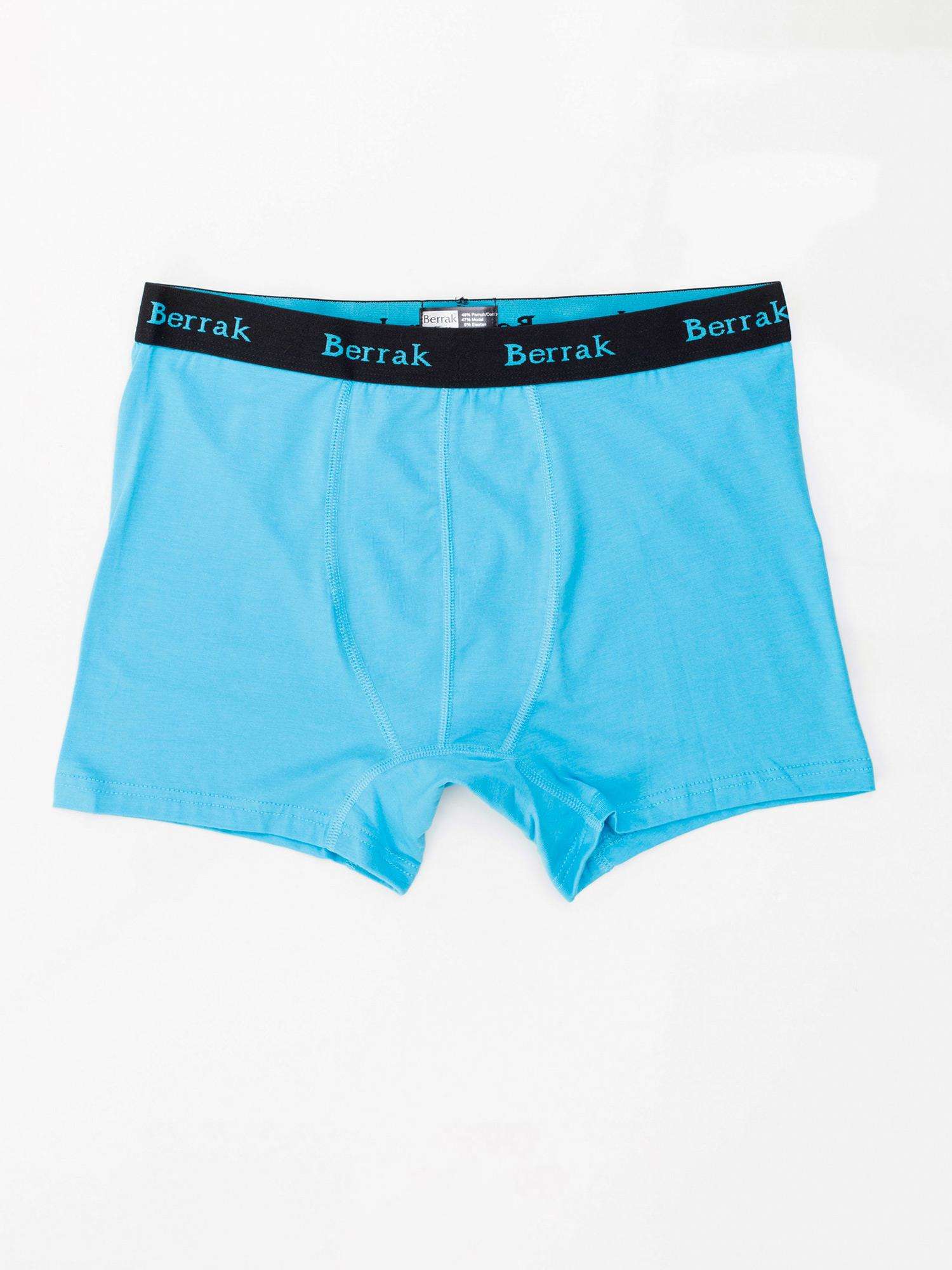 PÁNSKE MODRÉ BOXERKY BR-BK-4476.28P-BLUE Veľkosť: S