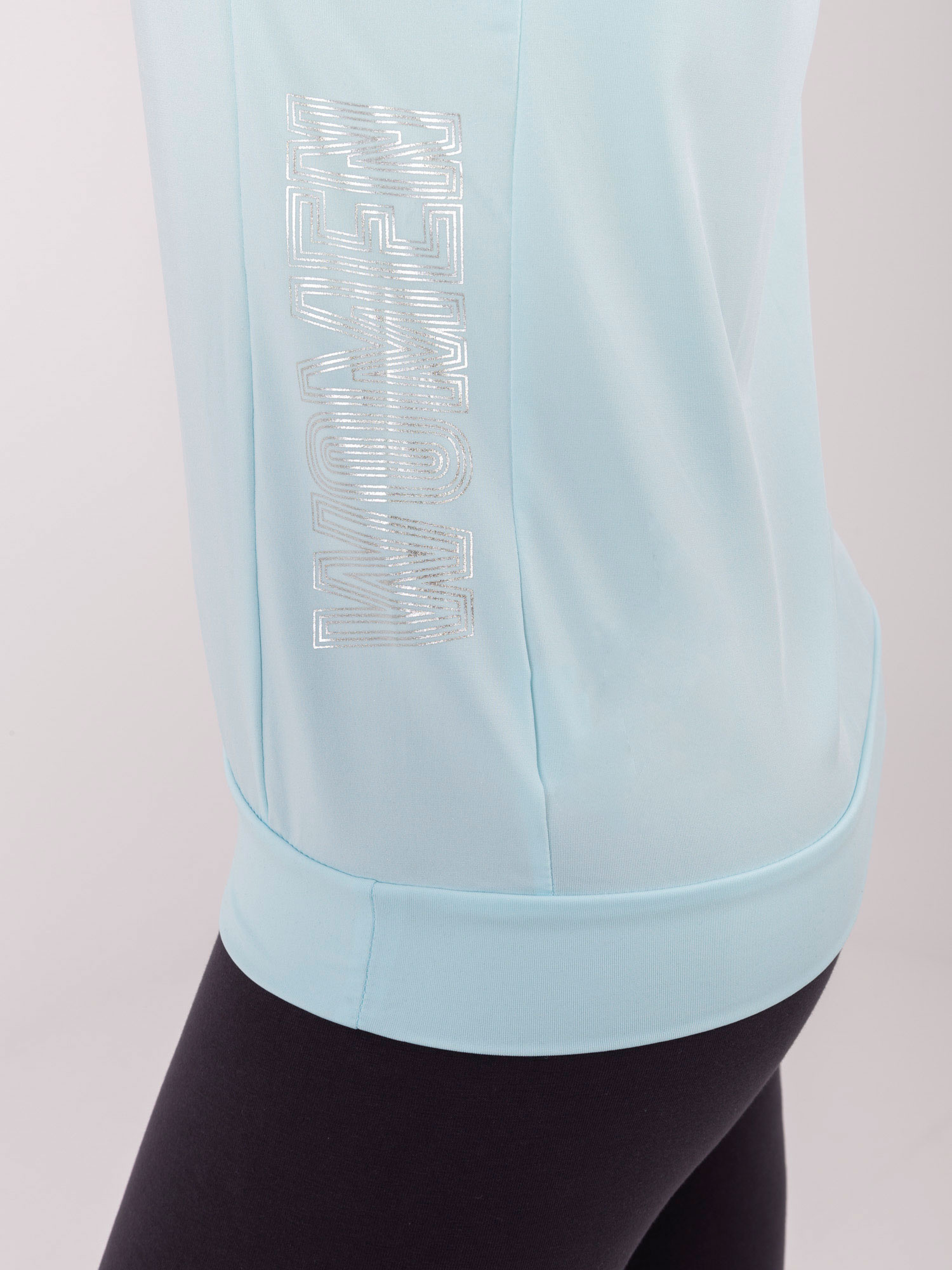 TOMMY LIFE Dámske modré tričko s kapucňou 298-BZ-TL-97106.32-light blue Veľkosť: L