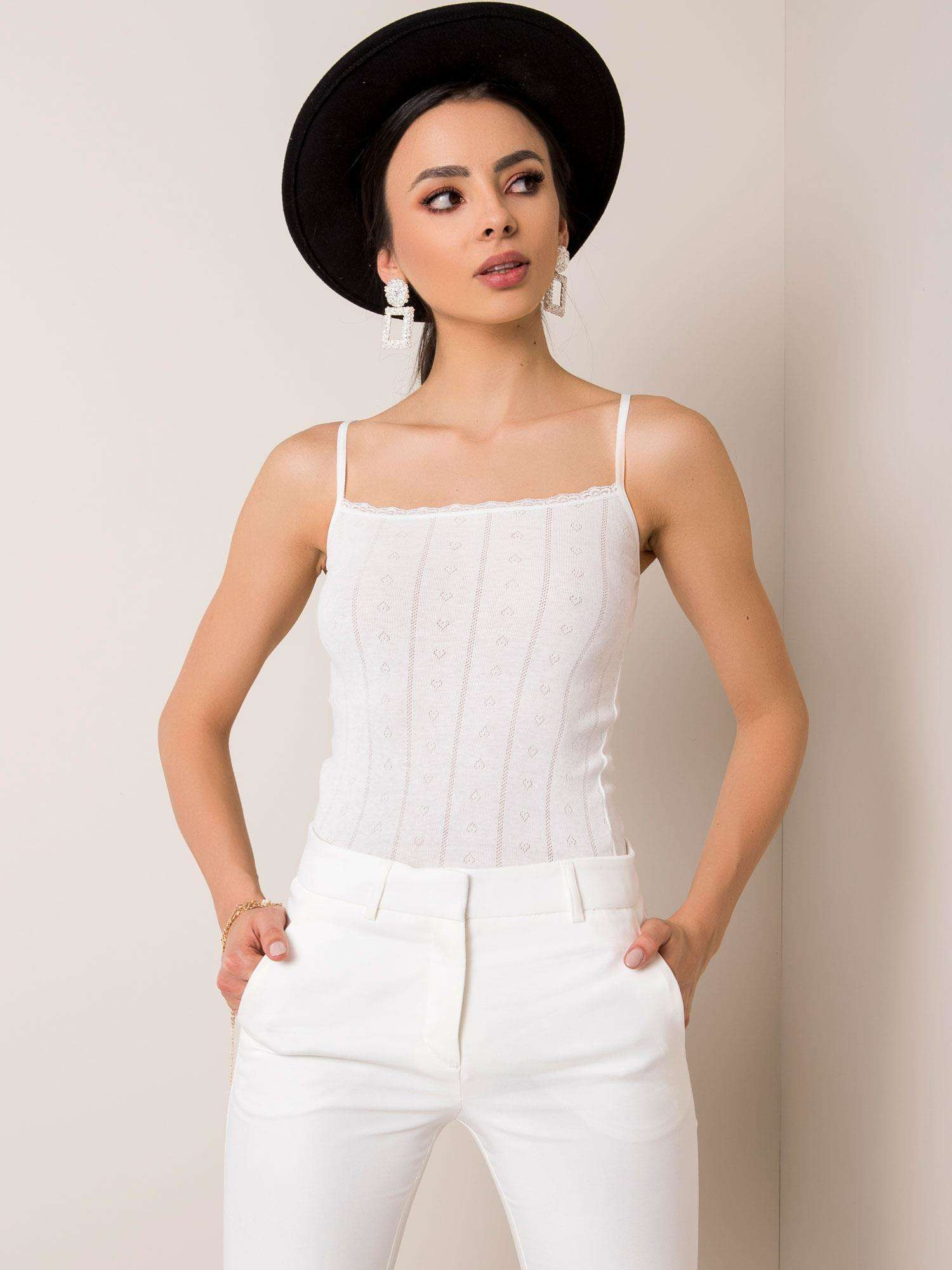 Dámsky smotanový top BR-TP-8050.22-ecru Veľkosť: XL