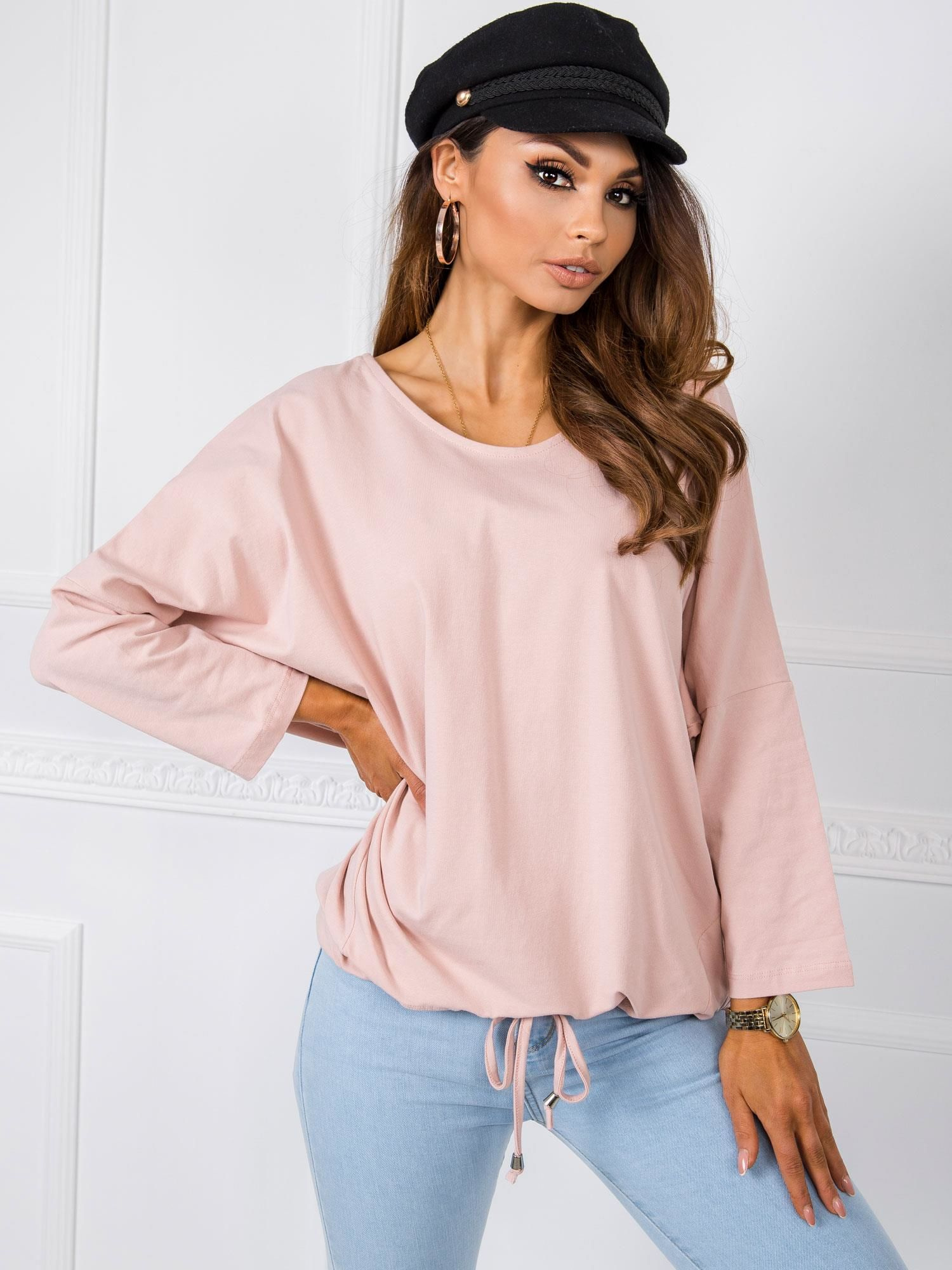 Dámska ružová blúzka TP-BZ-5472.00P-pink Veľkosť: S/M