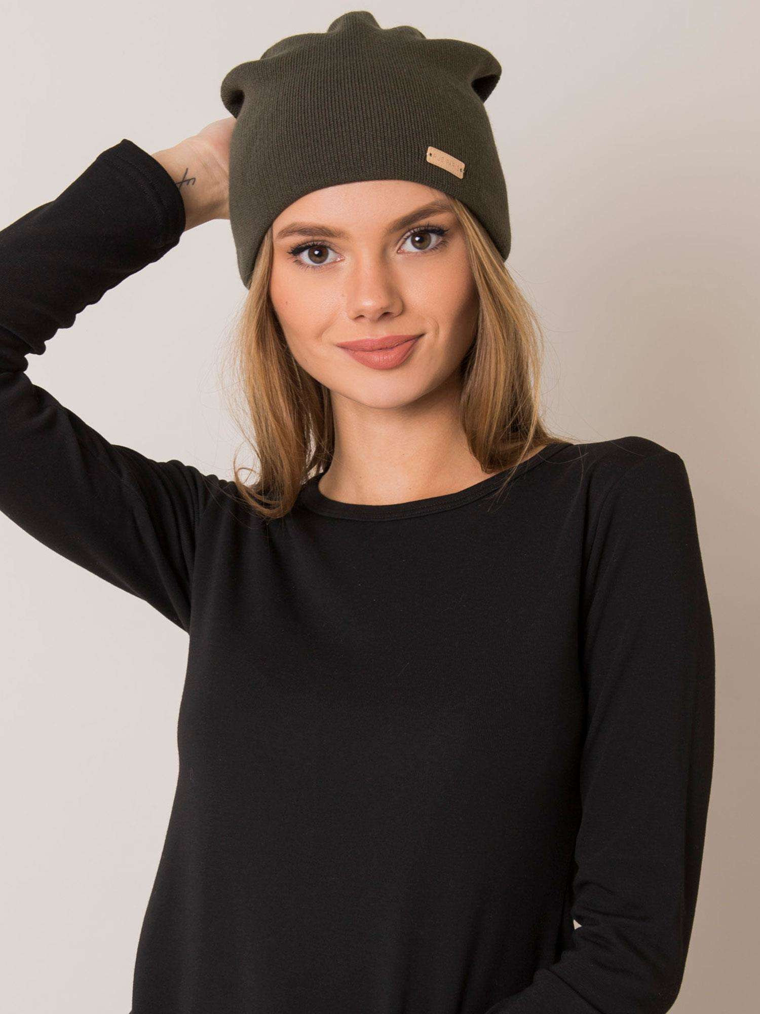 Dámska khaki čiapka JK-SK-4.66-khaki Veľkosť: ONE SIZE