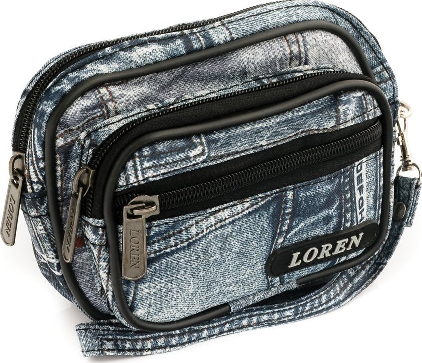 Loren Ľadvinka s denimovou potlačou S02-600D-5 Veľkosť: ONE SIZE