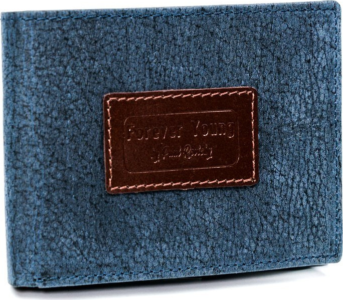 Pánska modrá kožená peňaženka Forever Young F008 N992-VTP NAVY Veľkosť: ONE SIZE