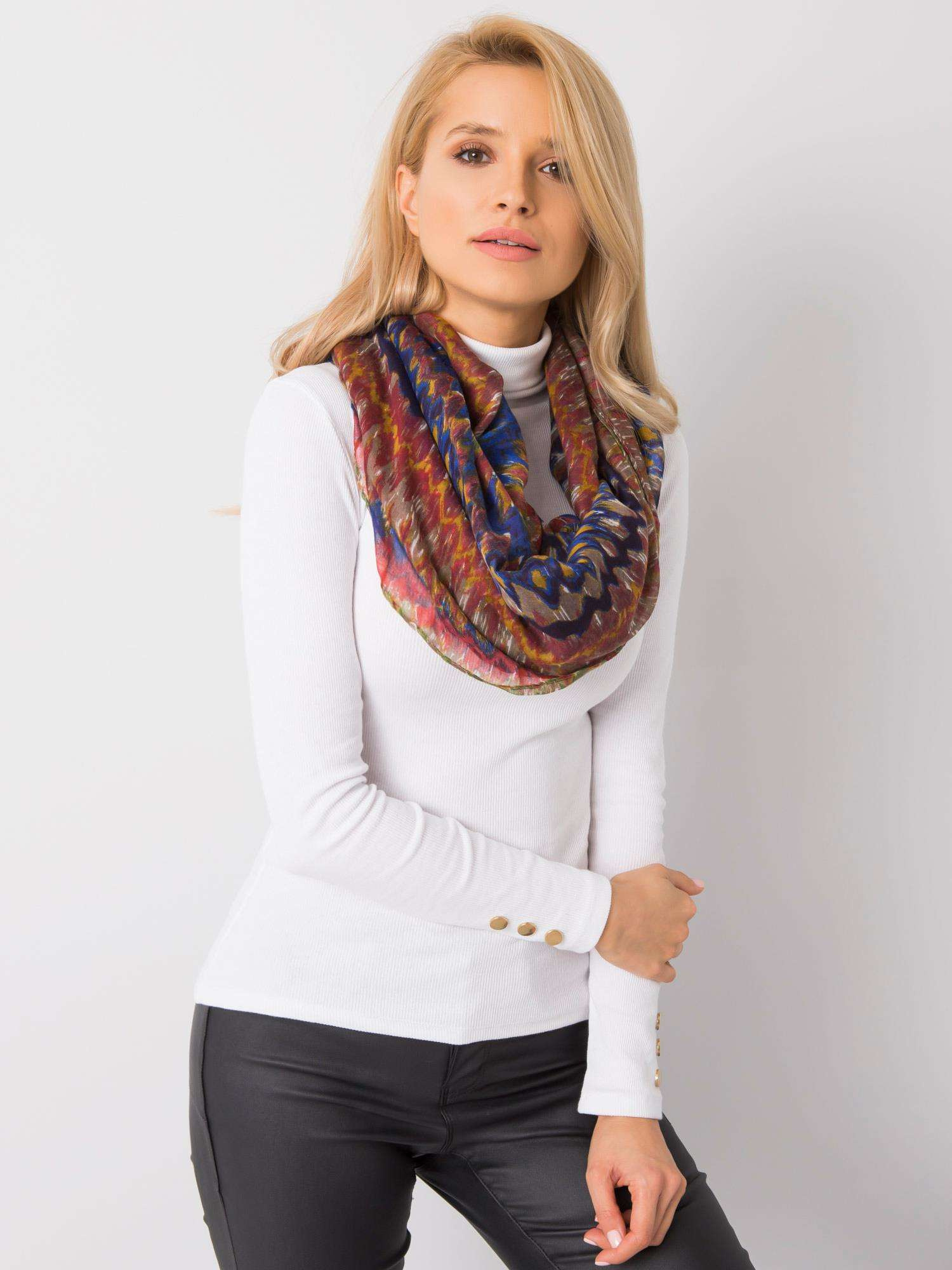 Farebná dámska šatka AT-CH-F106016-multicolor Veľkosť: ONE SIZE