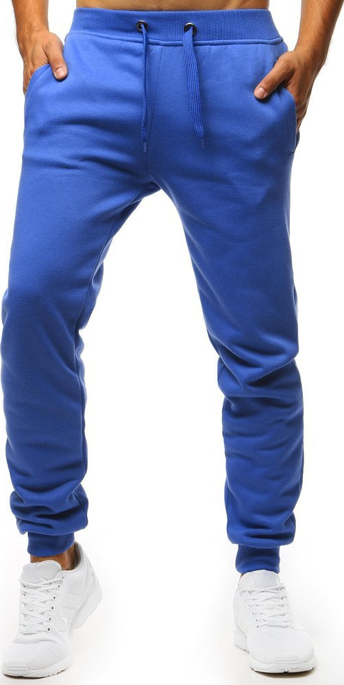 Modré pánske basic tepláky UX2710 Veľkosť: M