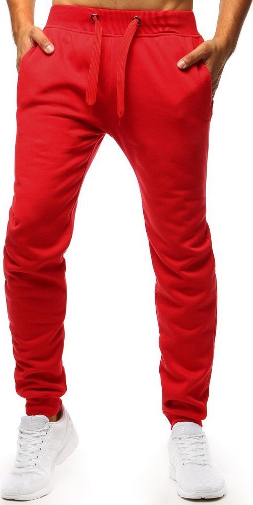 Červené pánske tepláky UX2711 Veľkosť: L