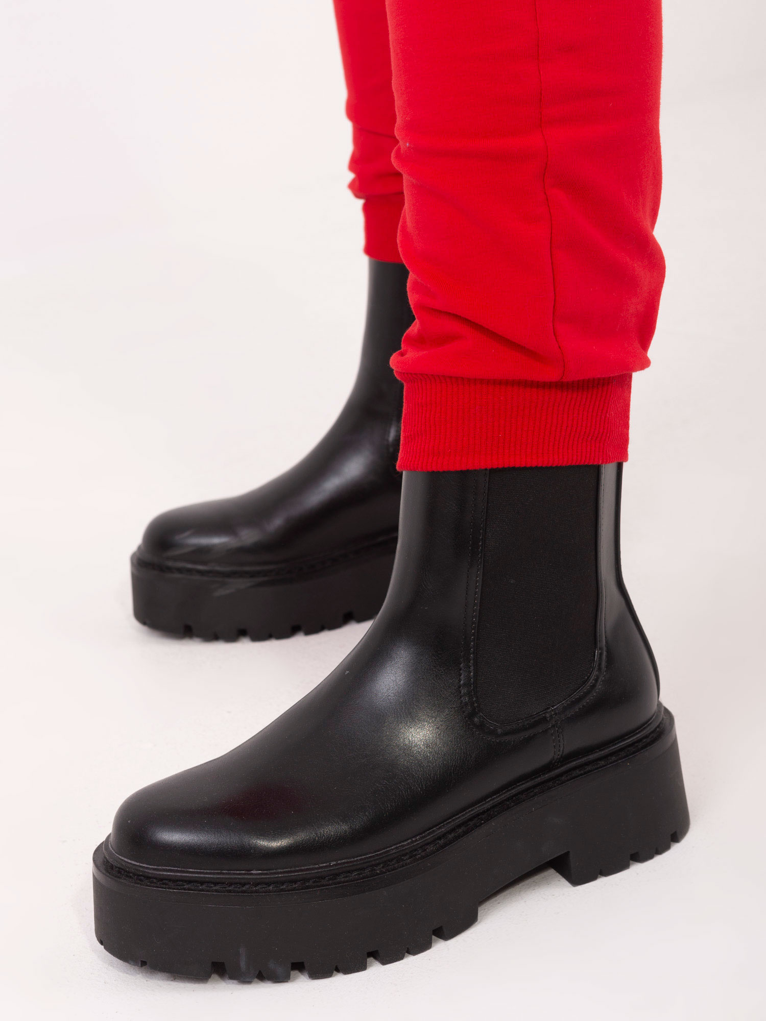 Červené dámske tepláky RV-DR-5040.92-red Veľkosť: XL