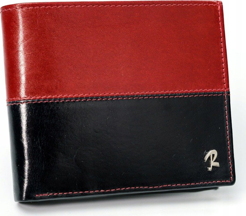 ROVICKY Pánska červeno-čierna peňaženka RFID L076 N992-VT2 BLACK-RED Veľkosť: ONE SIZE