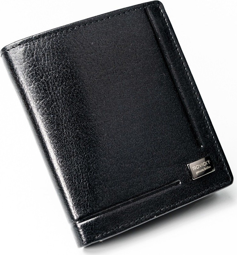 ROVICKY Kožená čierna peňaženka L021 PC-102-BAR Veľkosť: ONE SIZE
