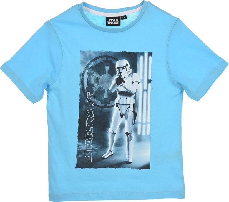 Star Wars svetlomodré chlapčenské tričko Veľkosť: 104