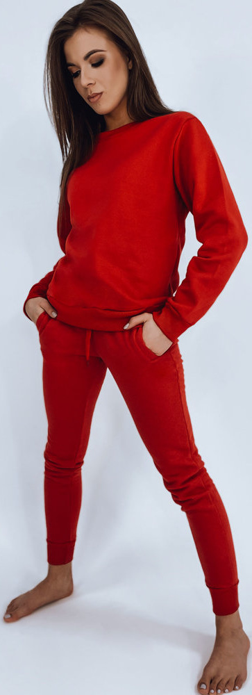 Červená dámska tepláková súprava AY0470 Veľkosť: L