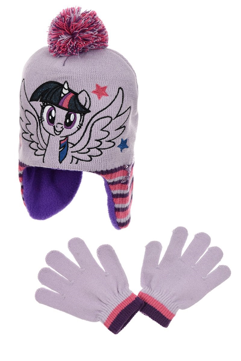 Fialový set čiapky a rukavíc My Little Pony Veľkosť: 52