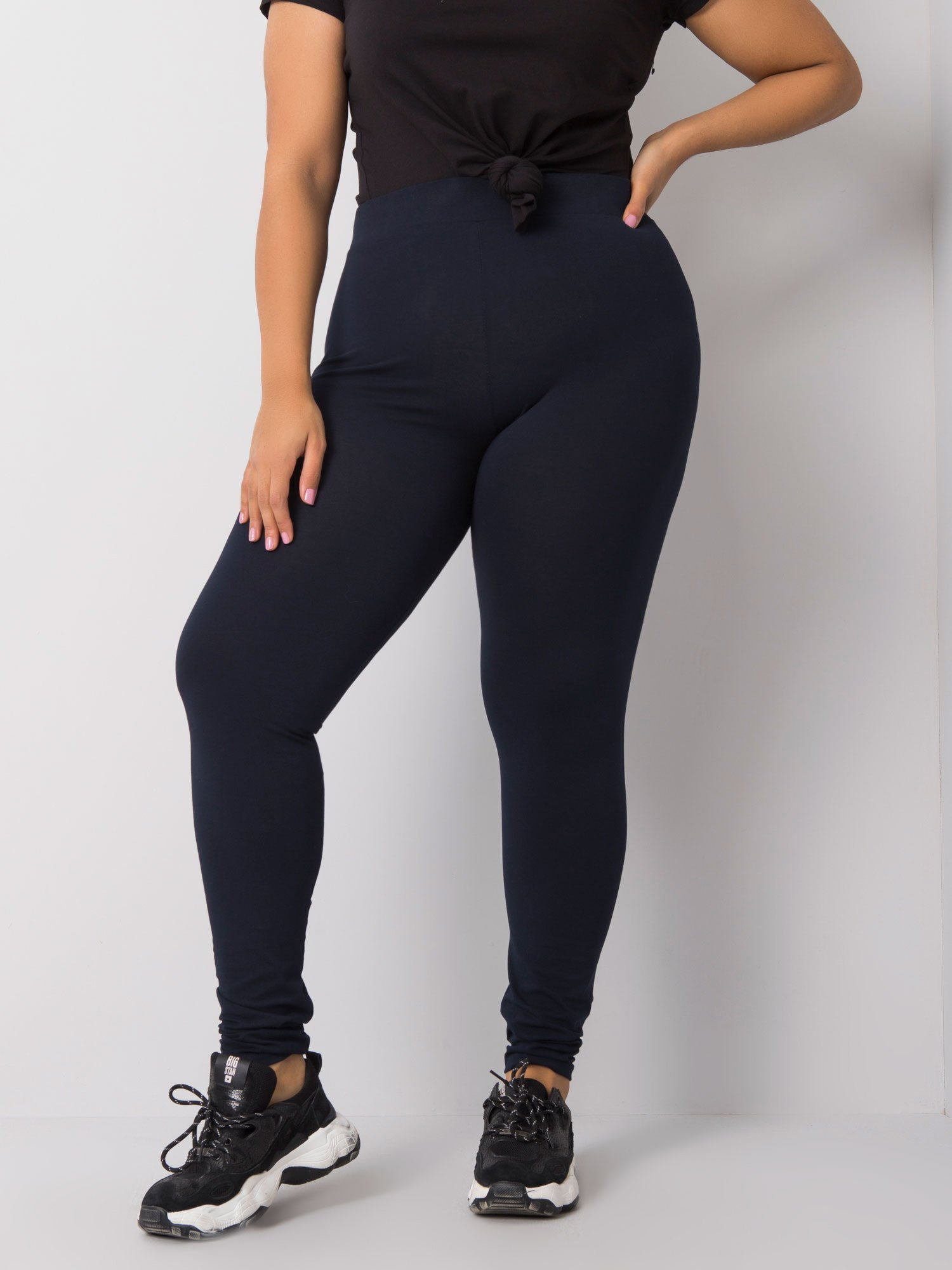 Tmavo modré legíny RV-LG-6304.12-navy Veľkosť: 2XL