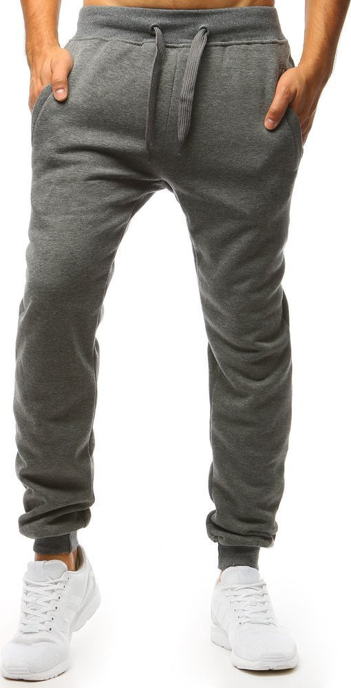 Šedé basic tepláky UX2872 Veľkosť: M