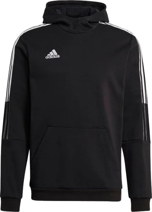 Čierna pánska mikina adidas Tiro 21 Sweat Hoodie GM7341 Veľkosť: M