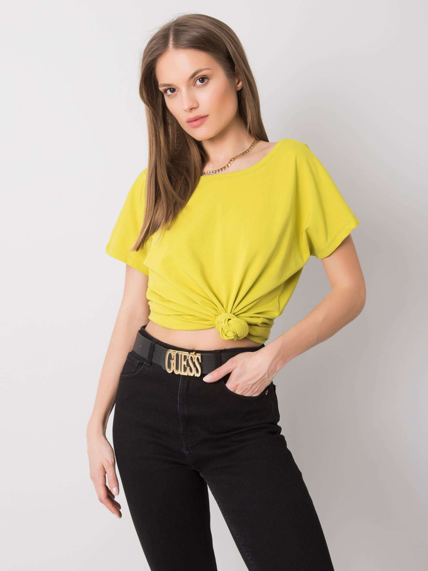 Svetlo zelené dámske tričko RV-TS-4662.25P-green Veľkosť: XL