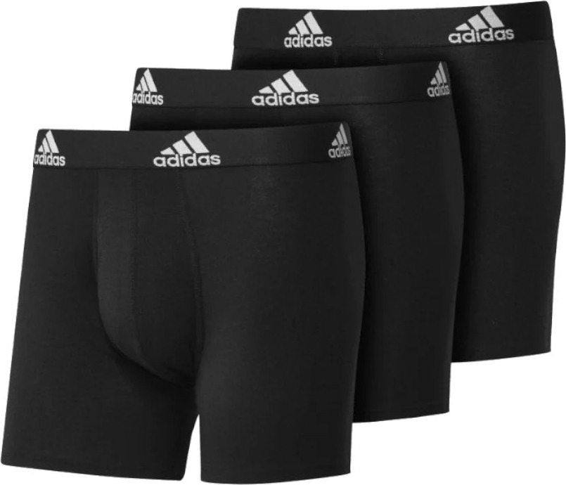 ČIERNA SADA BOXERIEK ADIDAS BOS BRIEFS 3 PAIRS GU8889 Veľkosť: S