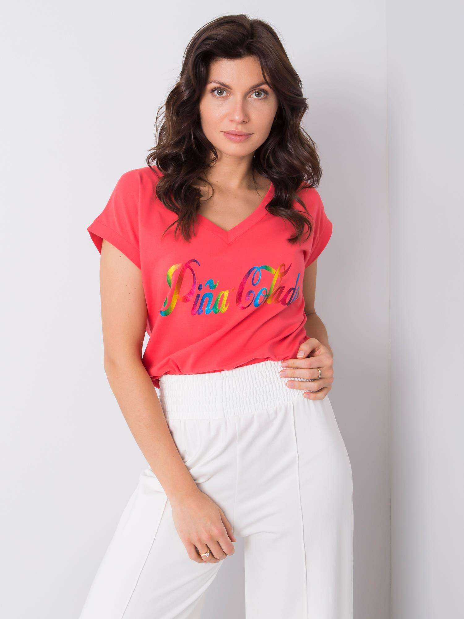 Červené tričko Pina Colada FA-TS-7001.60-red Veľkosť: ONE SIZE