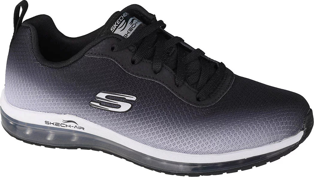 Čierno-biele dámske tenisky Skechers Skech-Air Element 12640-BKW Veľkosť: 36,5