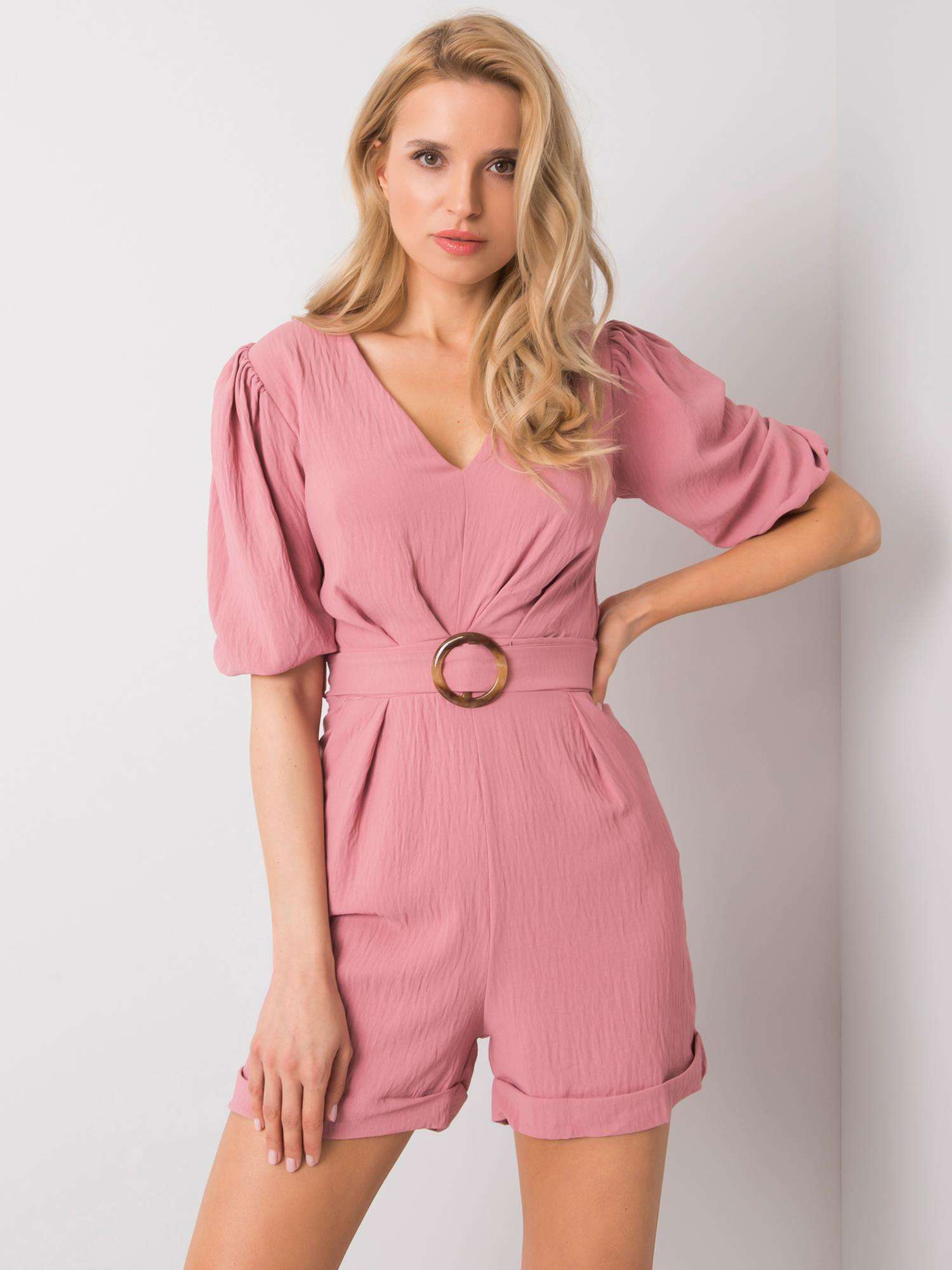 Ružový overal Eunika 322-KMPL-1840.45-pink Veľkosť: M