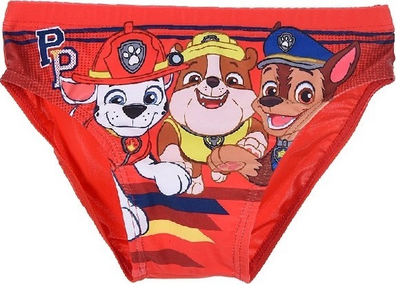 Paw Patrol červené chlapčenské plavky Veľkosť: 110