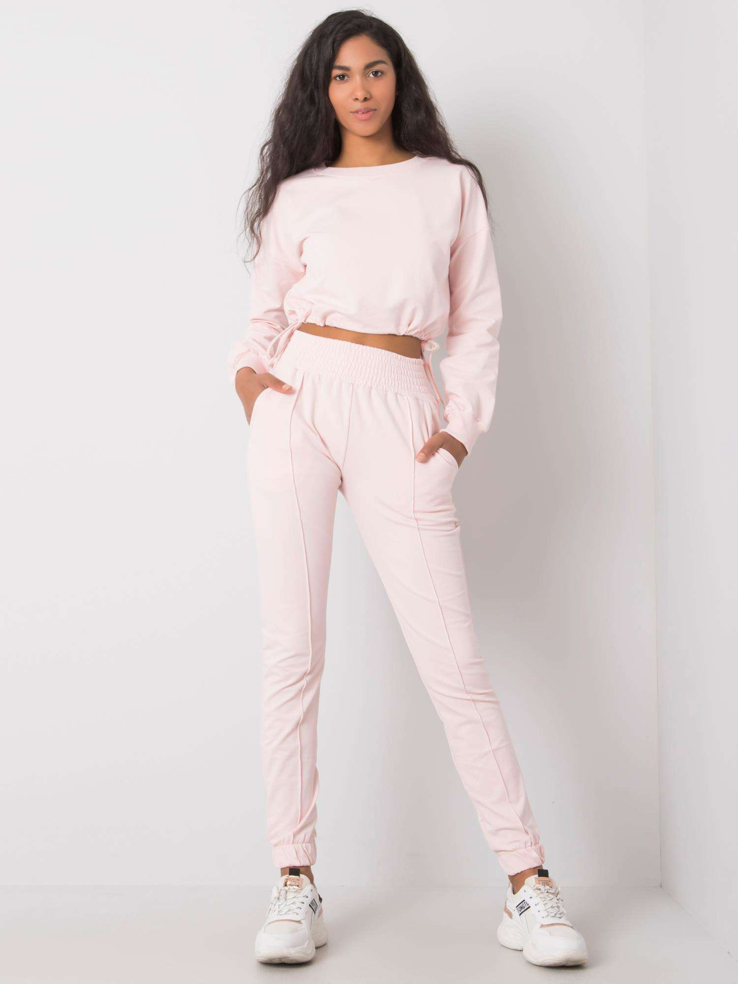 Svetlo ružová tepláková súprava RV-KMPL-6692.70-pink Veľkosť: L