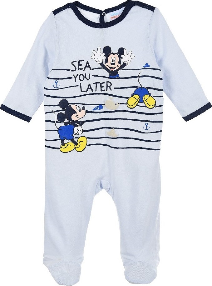 Detské svetlo modré dupačky Mickey Mouse 0C5102N1000067 Veľkosť: 67