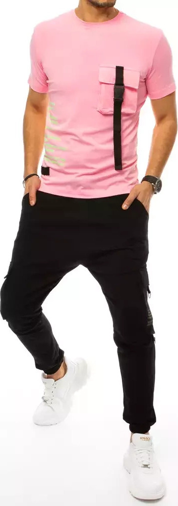 Ružovo-čierna súprava s prackami AX0367 Veľkosť: XL