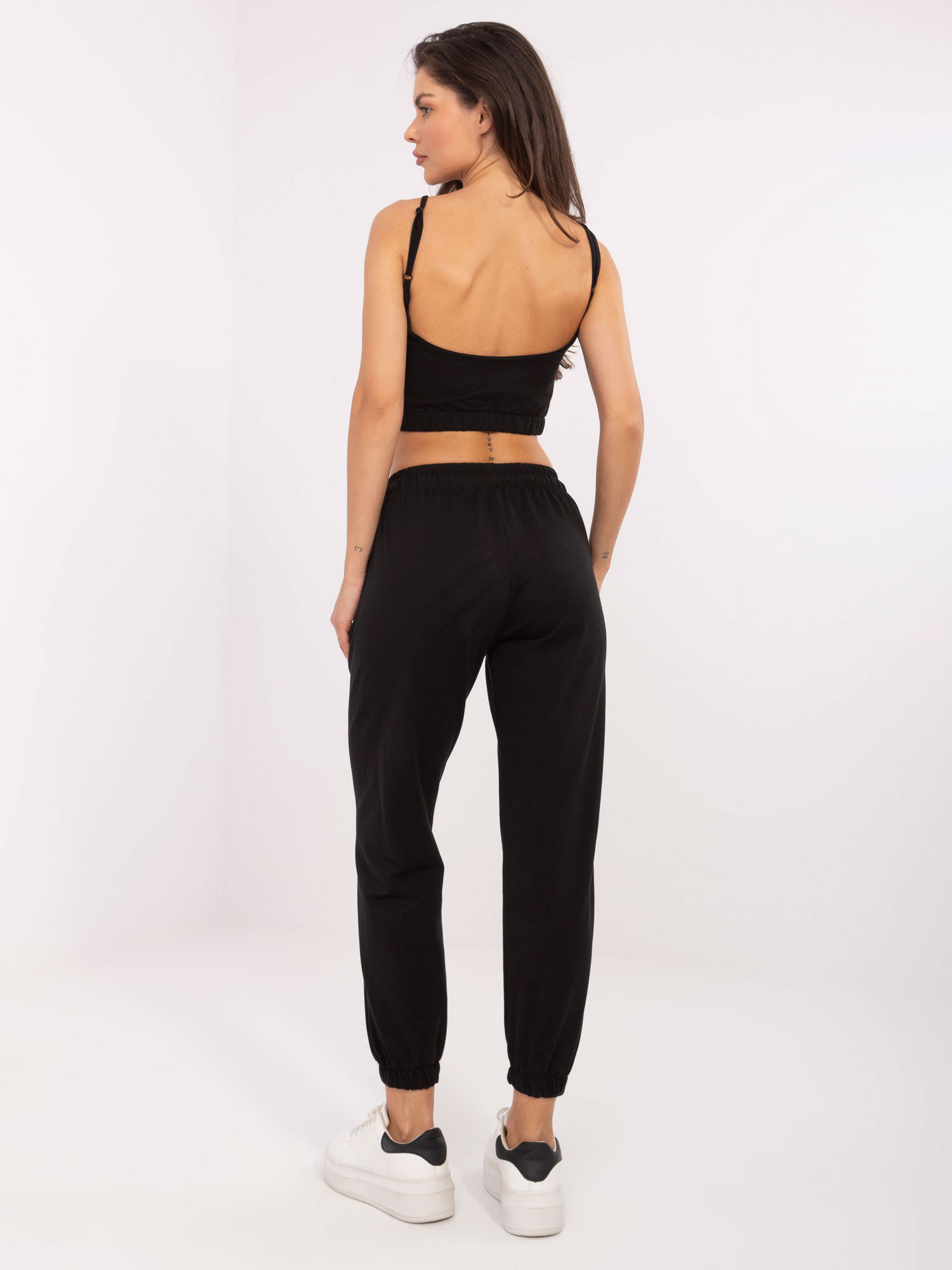 Čierna dámska súprava topu a nohavíc EM-KMPL-601.66-black Veľkosť: L