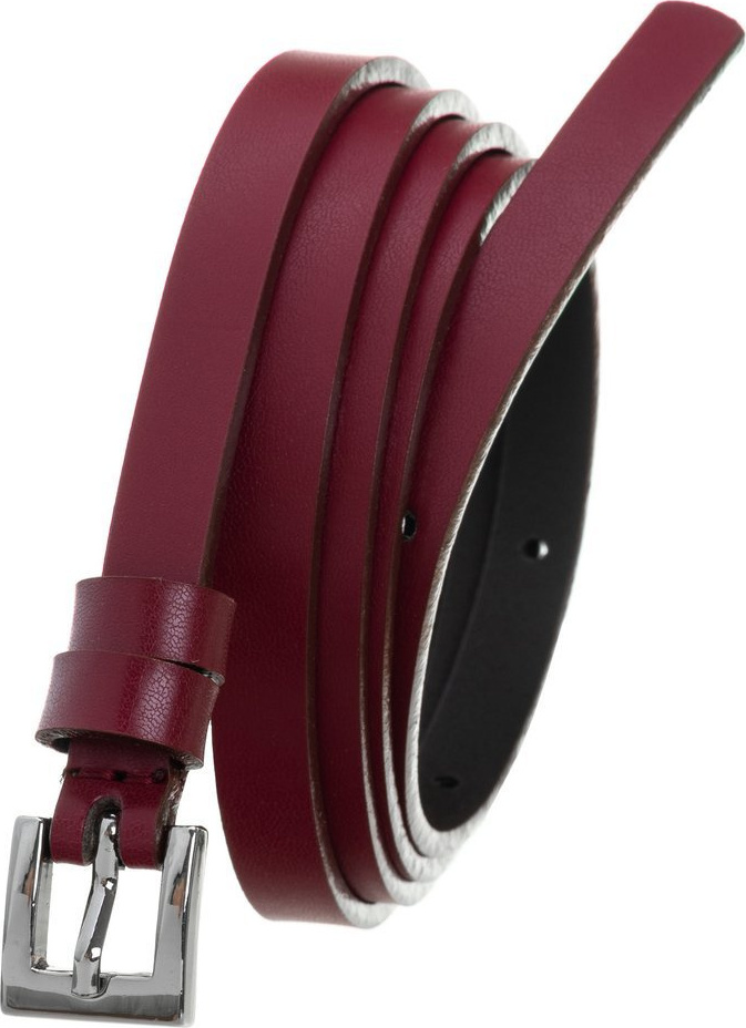 Bordový dámsky úzky opasok PD-NL-1-105 Veľkosť: ONE SIZE