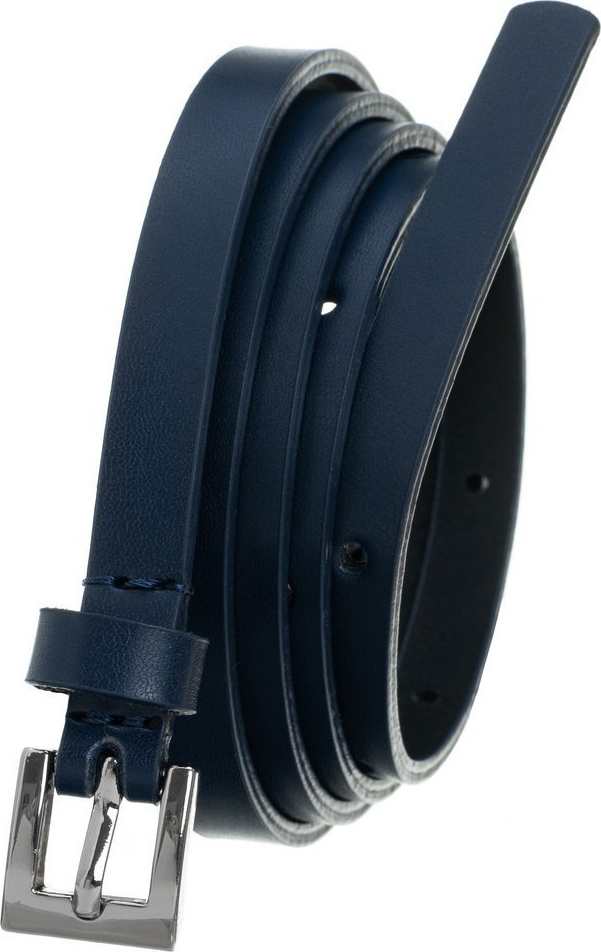 Tmavomodrý dámsky úzky opasok PD-NL-1-105 Veľkosť: ONE SIZE