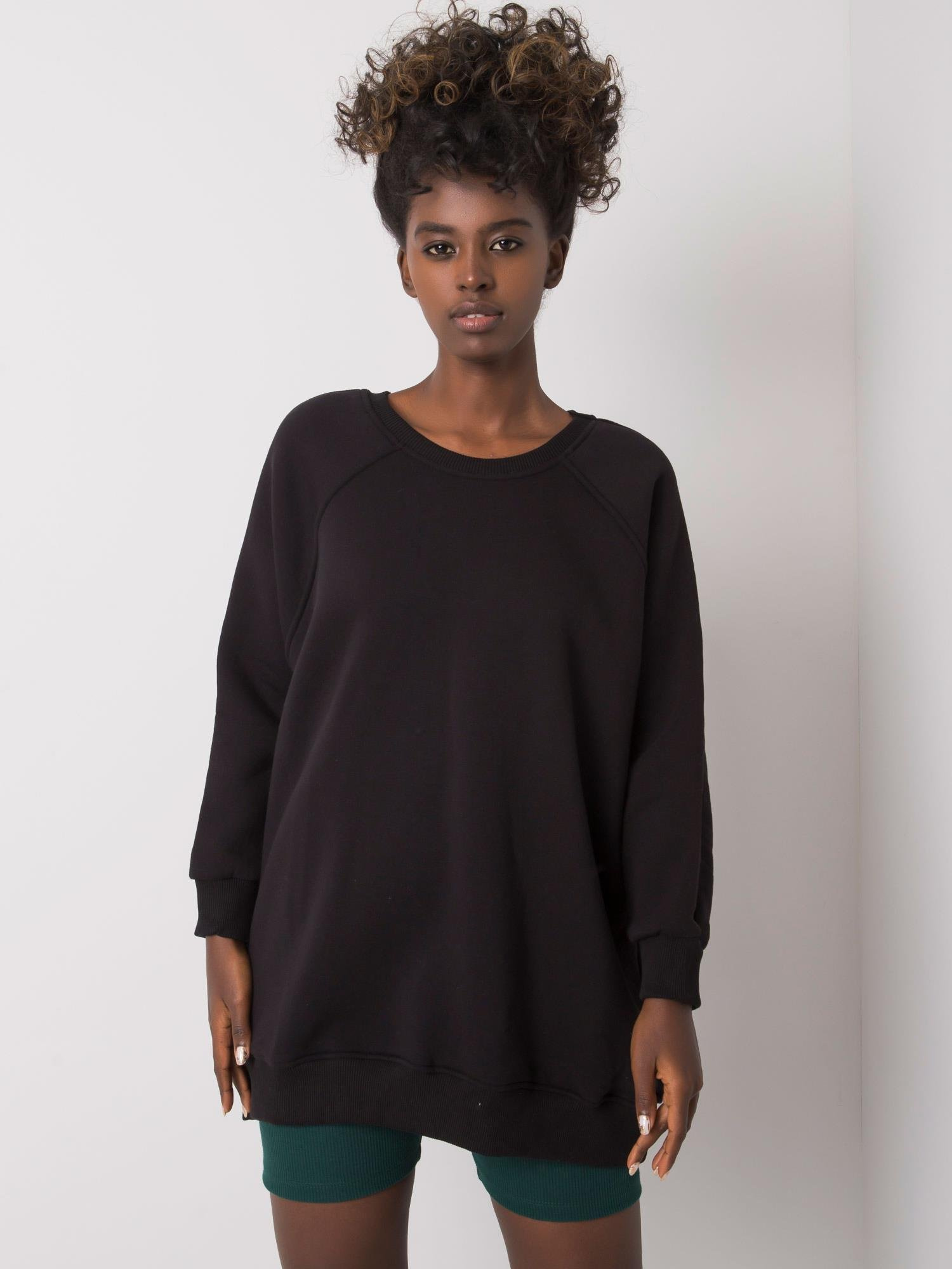 Čierna dámska mikina EM-BL-623.06-black Veľkosť: S