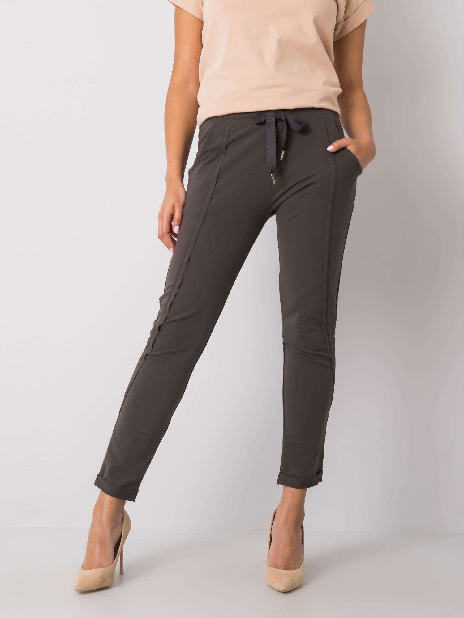 Khaki tepláky Hadley RV-DR-6437.18-khaki Veľkosť: XL