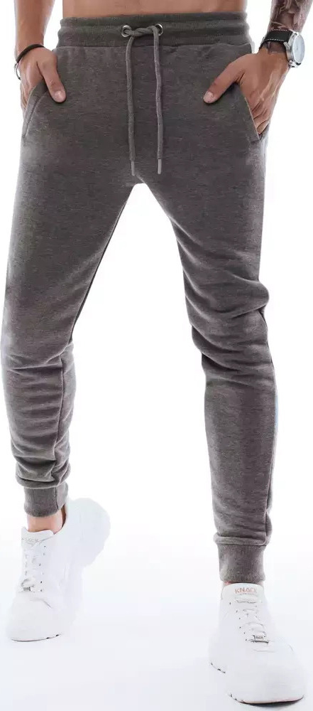 Tmavo šedé basic tepláky UX3346 Veľkosť: XL