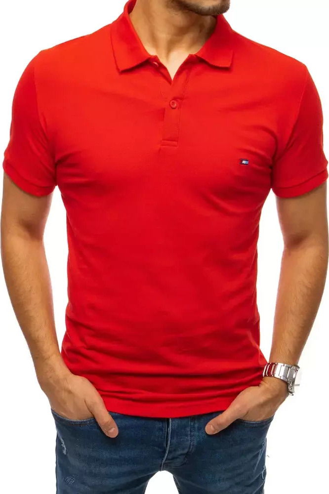 Červená pánska polokošeľa PX0331 Veľkosť: 3XL