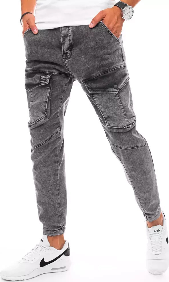 Svetlo šedé džínsy s vreckami UX3275 Veľkosť: 30